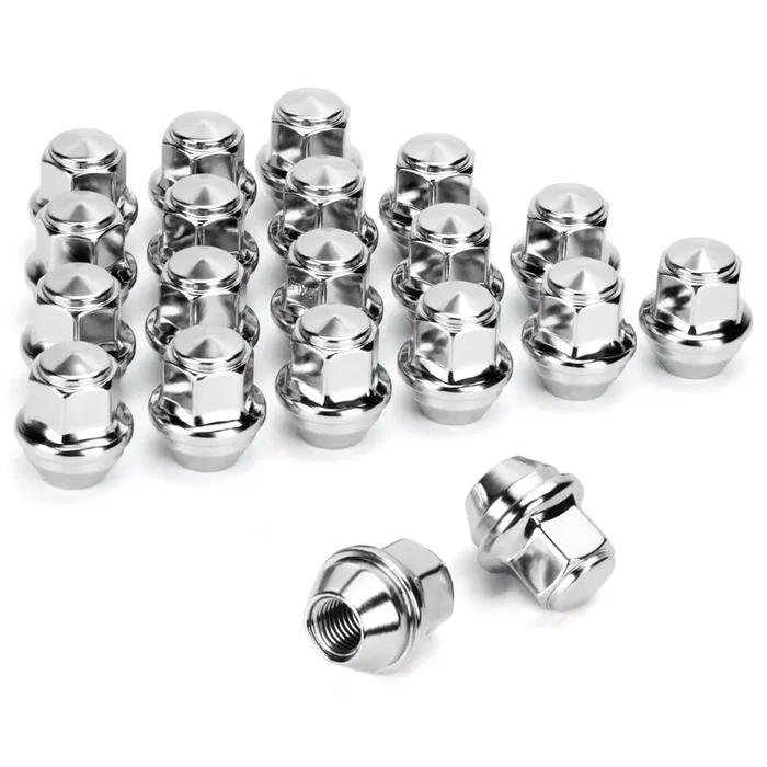 Dynofit 20Pcs 12X1.5 Oem/Stock Lug Nuts For 2009-18 Focus/2012-18 Fusion/2013-2020 Escape/2018+ Ecosport/2011-19 Fiesta, M12-1.5