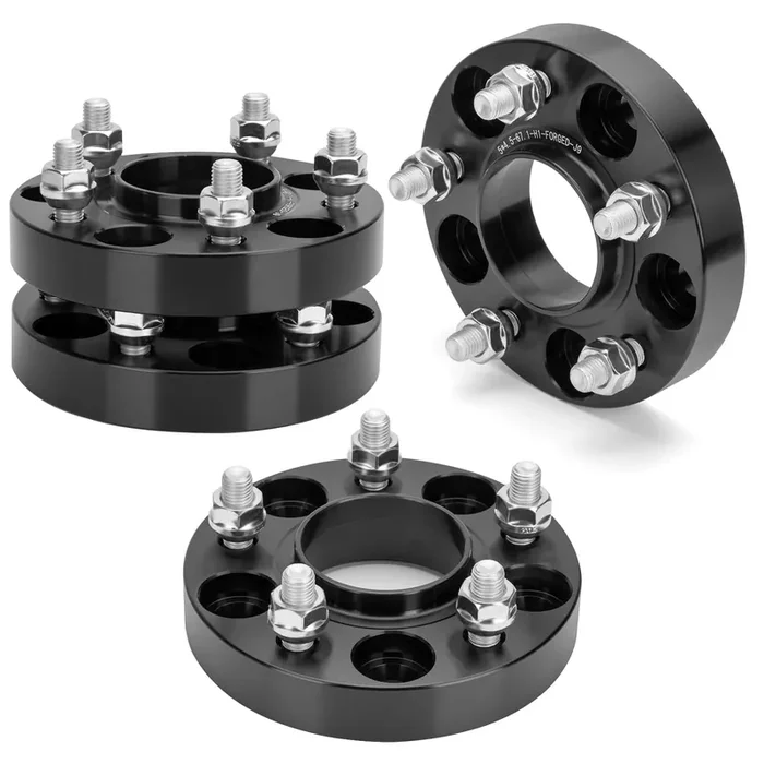 Dynofit 5X4.5 Wheel Spacers Compatibility With Hyundai Elantra, Sonat And Genesis Coupe, 5X114.3Mm 67.1 Hub Bore 1‘ Wheel Adapter Compatibility With Ford Fusion Escape Mazda Jeep Kia, M12X1.5 Studs