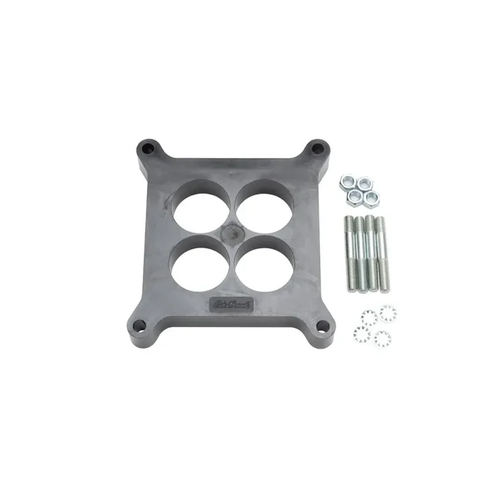Edelbrock 8715 Carburetor Spacer – 1/2 Performer Divided-Wall Spacer, for Two-Plane Manifolds