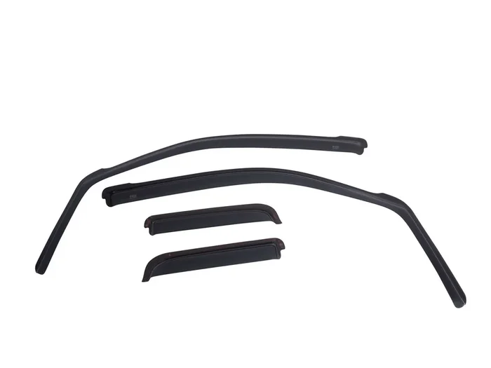 Egr 571671 In-Channel Window Visors Front And Rear Set, Dark Smoke Finish, Compatible With Select Chevrolet And Gmc Models