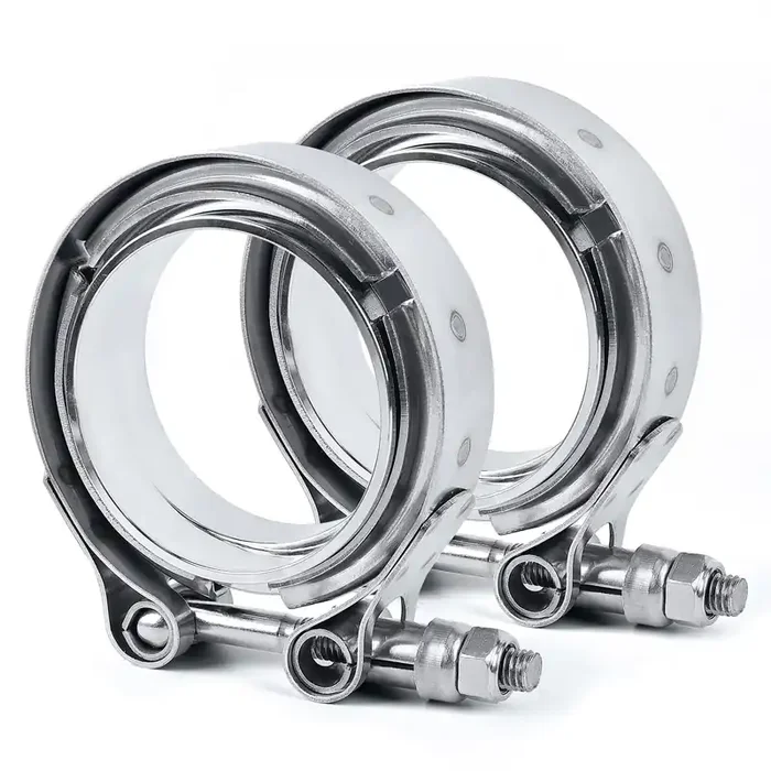 Evil Energy 2.0 Inch V Band Clamp With Flange Male Female Stainless Steel