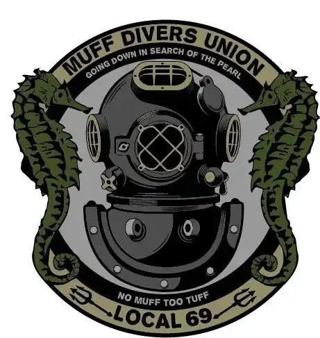 F-Bomb Morale Gear Muff Diver‘S Union – Bumper Sticker Decal