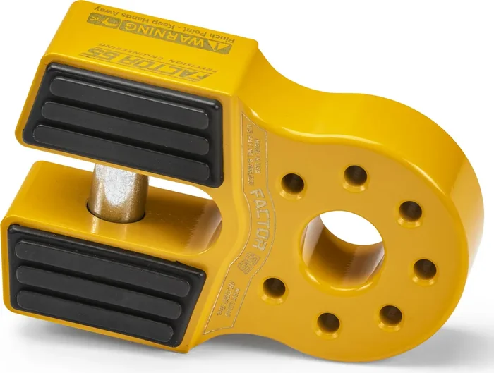 Factor 55 Flatlink Shackle Mount Winch, Designed For Use Steel Or Synthetic Ropes Up To 6,000 Lbs – Yellow