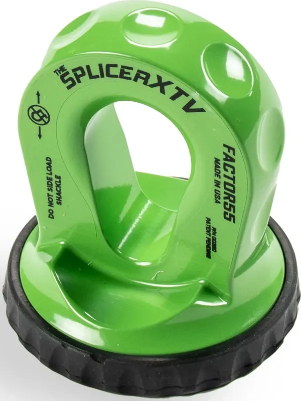 Factor 55 Xtv Splicer Synthetic Rope Shackle Mouting Thimble, Fits Pin/Bow End Of 1/2 And 5/8‘‘ Shackles – Green