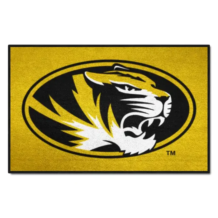 Fanmats 3283 Missouri Tigers Starter Mat Accent Rug – 19In. X 30In. Sports Fan Home Decor Rug And Tailgating Mat