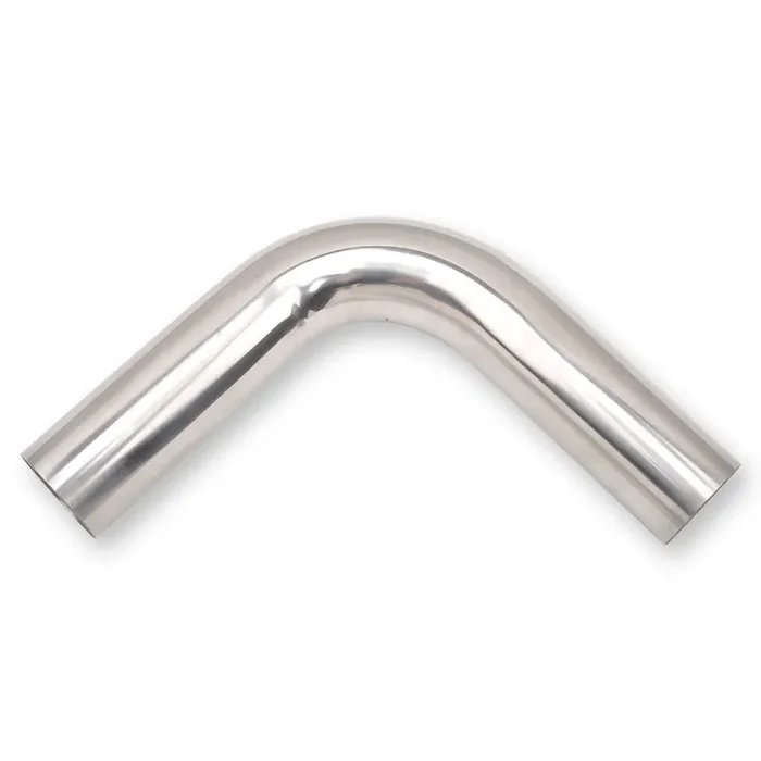 Fgjqefg 3.5 Inch 90 Degree Diy Custom Mandrel Exhaust Pipe Tube Pipe, T304 Stainless Steel, Universal Fit, 23.6 Inch End To End