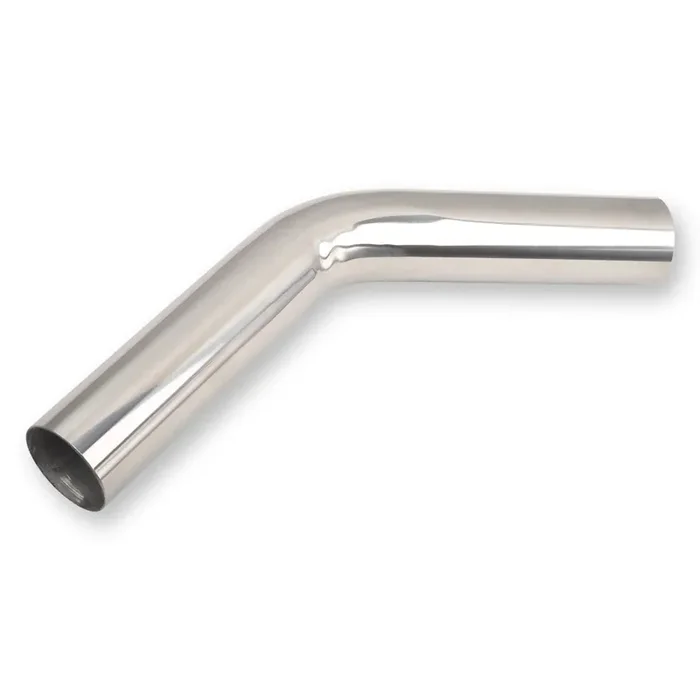 Fgjqefg 3 Inch 45 Degree Diy Custom Mandrel Exhaust Pipe Tube Pipe, T304 Stainless Steel, Universal Fit, 15.74 Inch End To End L