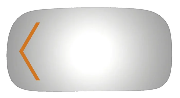 Flat Driver With Signal Side Mirror Replacement Glass For 2009-2011 Cadillac Dts