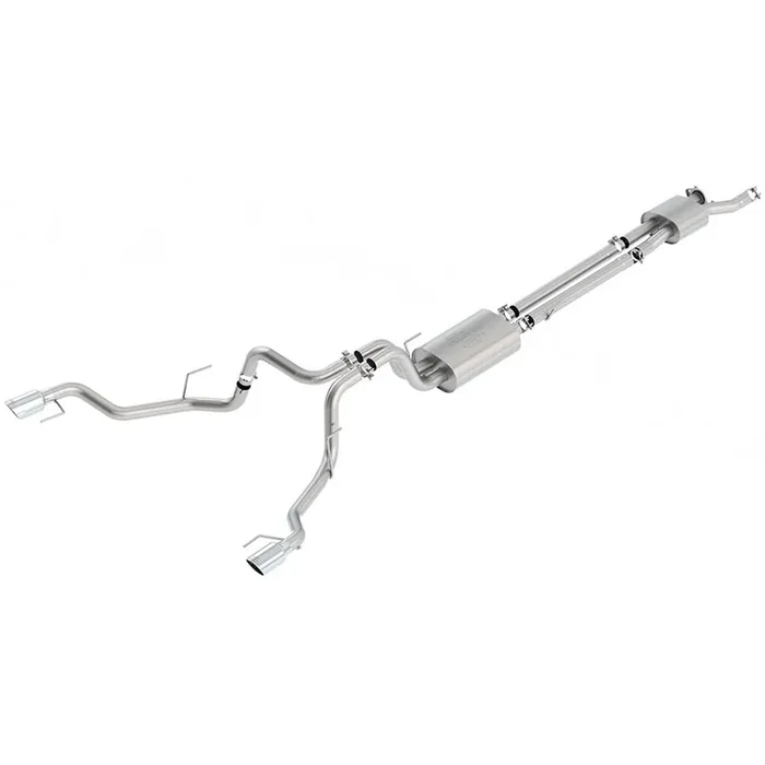 Ford Performance 2017+ F-150 Raptor Touring Catback Exhaust System (Polished Tips)