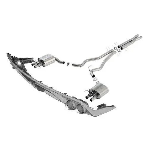 Ford Performance M-5200-M8 2015-2017 Mustang GT Catback Active Exhaust System with GT350 Exhaust Tips and Lower Valance