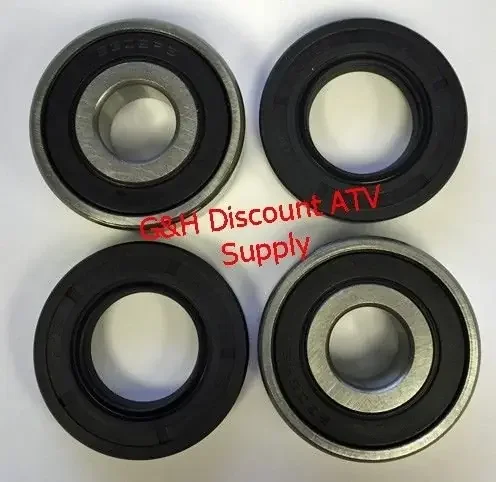 Front Wheel Axle Tube Bearings & Seals Kit For 1985-1987 Honda Atc 250Es Big Red & Atc 250Sx Three-Wheelers