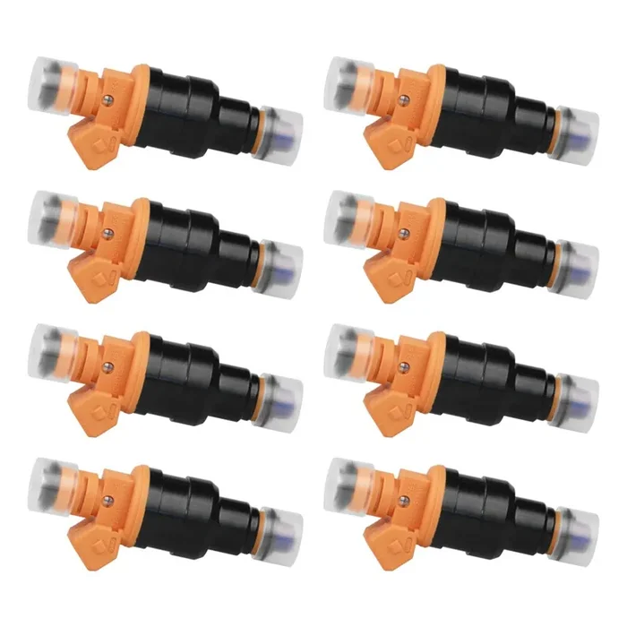 Fuel Injector Set Of 8 – Replaces Part 280150943, 0280150939, 0280150909 – Compatible With Ford, Lincoln, Mercury Vehicles – E250, F150, F250, F350, E350, Mustang – 4.6L, 5.0L, 5.4L, 5.8L