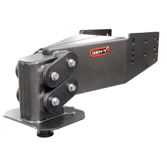 Gen-Y Hitch Gh-8040 Executive Torsion-Flex King Pin Fifth Wheel Box, 1.5K – 3.5K Pin Weight, 21K Towing – Check Fitment Chart