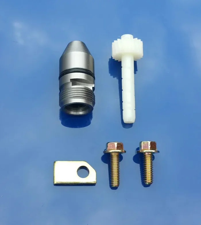 Gm Turbo 350 Th350 Muncie Powerglide Transmission Speedometer Gear 19 Teeth White Speedo W/Bullet Clamp & Bolts
