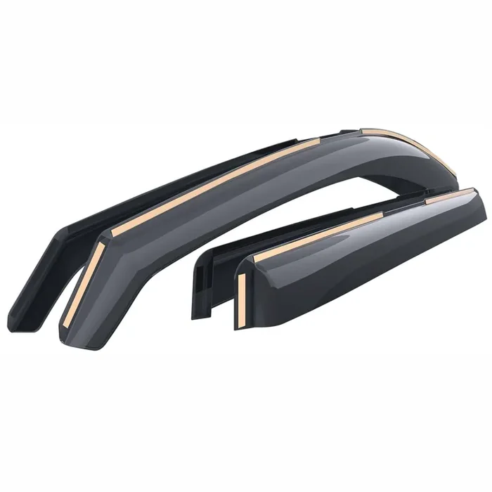 Goodyear Shatterproof In-Channel Window Deflectors For Volkswagen Tiguan 2018-2024, Rain Guards, Window Visors For Cars, Vent Deflector, Car Accessories, 4 Pcs – Gy003448Lp