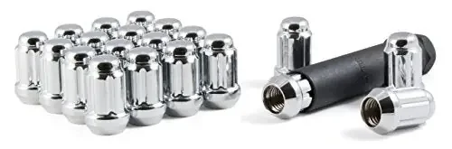 Gorilla Automotive 21133Ht Small Diameter Acorn Chrome 5 Lug Kit (12Mm X 1.50 Thread Size) Pack Of 20
