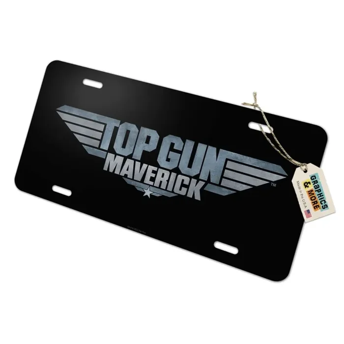 Graphics & More Top Gun Maverick Logo Novelty Metal Vanity Tag License Plate