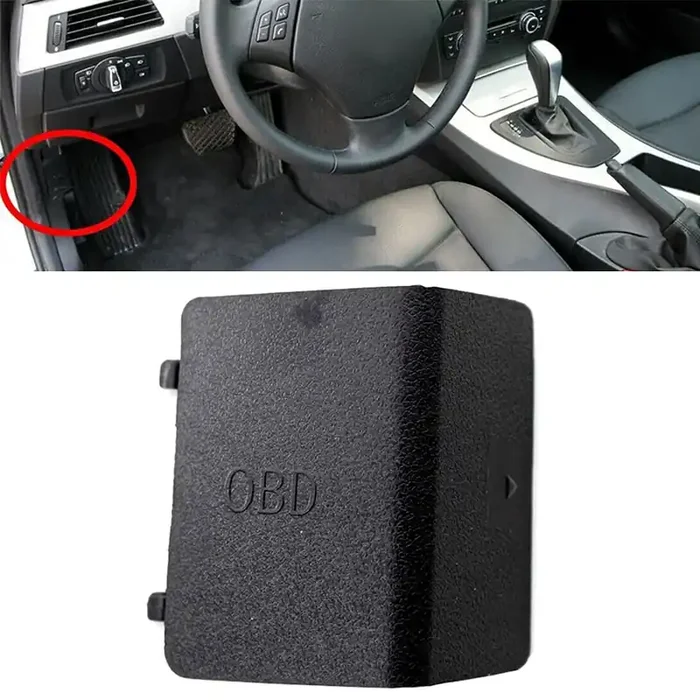 Gzyf Car Auto Interior Obd Socket Cover Protector For Bmw 3 Series E90 2004-2011, E91 2004-2012, E92 E93 2005-2013