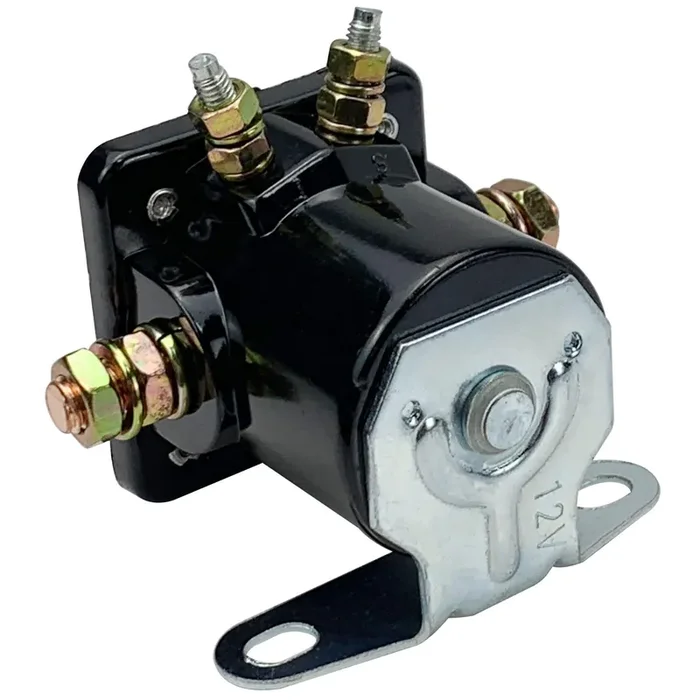 Hot Rod Starter Solenoid Relay 12V Replacement For 1956-Up Fo-Rd B6Az-11450-A B-6A-11450A C6Af C7Af C9Af C3912 Sw-3 Sw3 D2Af11450Aa 50-430 Black