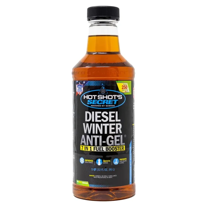 Hot Shot‘S Secret Diesel Winter Anti-Gel – 7-In-1 Diesel Fuel Additive – Prevents Gelling And Fuel Line Freeze-Ups – Boosts Ceta