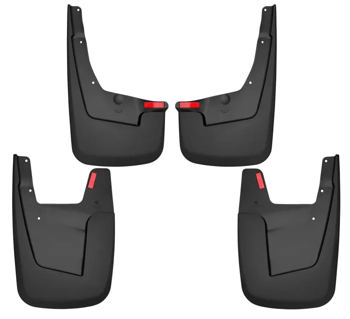 Husky Liners – Front & Rear Mud Guards Fits 2019-2024 Ram 1500 W/Out Oem Fender Flares – Black, 4 Pc 58146