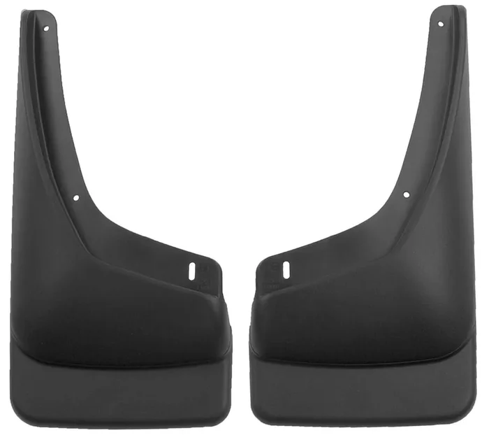Husky Liners – Front Mud Guards 2002-2006 Chevrolet Avalanche 1500/2500, 1999-2006 Chevrolet Silverado 1500 Fleetside/2500/Suburban W/O Fender Flares, And More, Front Set – Black, 2 Pc 56251