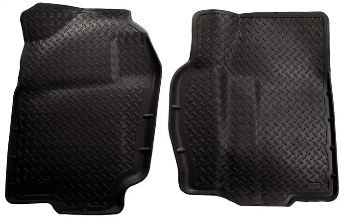 Husky Liners Classic Style Series 1994 – 2001 Dodge Ram 1500, 1994 – 2002 Ram2500/3500 Front Floor Liners, Black 30711