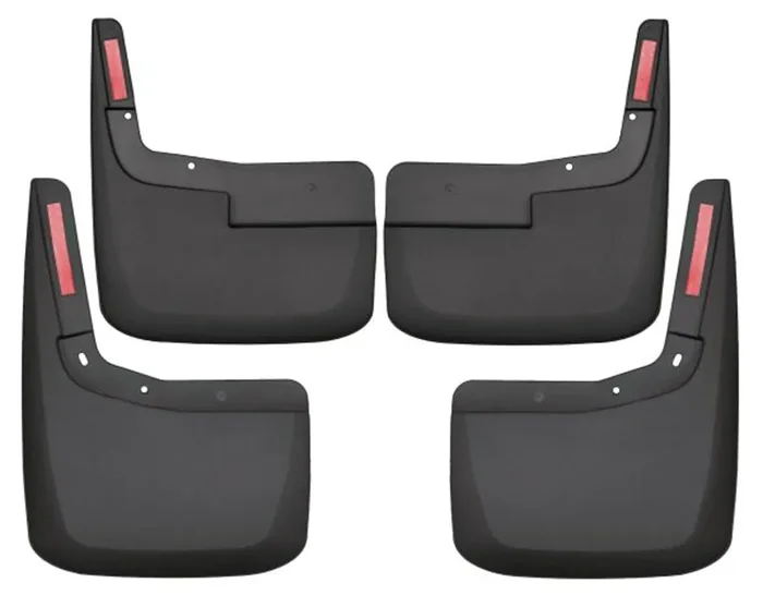Husky Liners — Front & Rear Mud Guards Fits 2021-2024 Ford F-150 (Excludes Raptor Models), Front And Rear – Black, 4 Pc. 58526 – Black, 4 Pc 58526