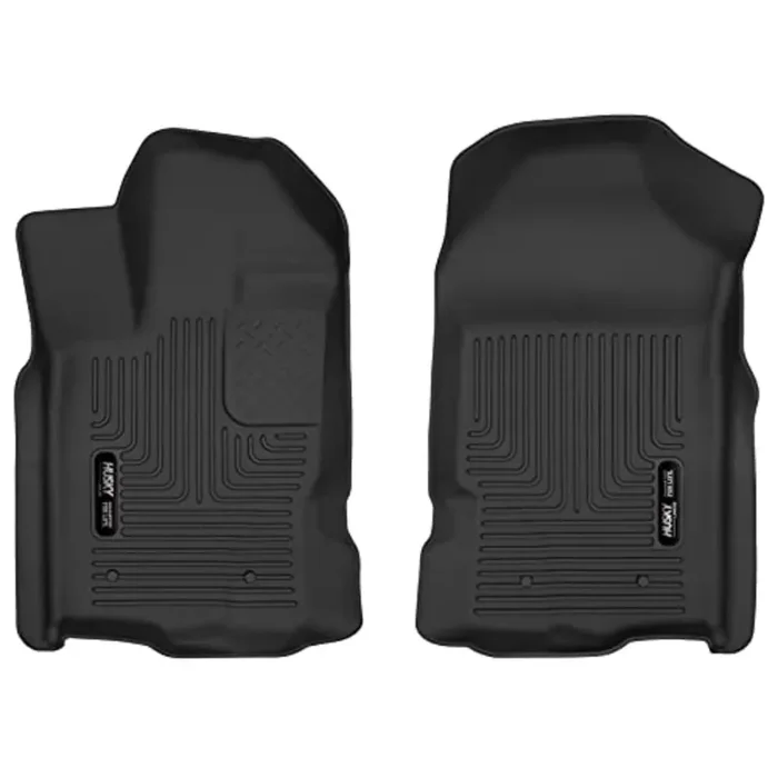 Husky Liners Weatherbeater Floor Mats Fits 2019-2023 Ford Ranger, Supercrew & Supercab Front Row, 2-Pc Black – 13411