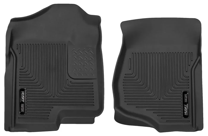 Husky Liners X-Act Contour Floor Mats Fits 2019-2024 Dodge Ram 2500/3500 Crew Cab Front & 2Nd Row, 3-Pc Black – 53638