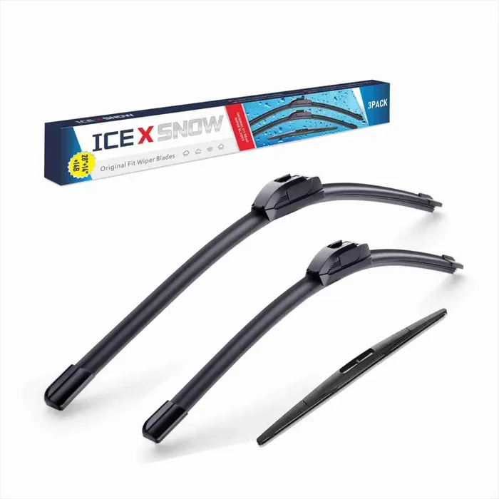 Icexsnow 3 Wipers 28‘‘/14‘‘/14‘‘ Windshield Wiper Blades Replacement For Honda Fit 2020 2019 2018 2017 2016 2015 2014 2013 2012