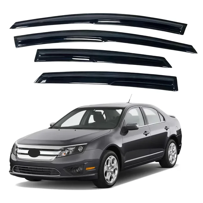 Ig Window Visor Compatible With Ford Fusion 2006-2012, Lincoln Mkz 2007-2012, Mercury Milan 2006-2010, Lincoln Zephyr 2006, 4Pc