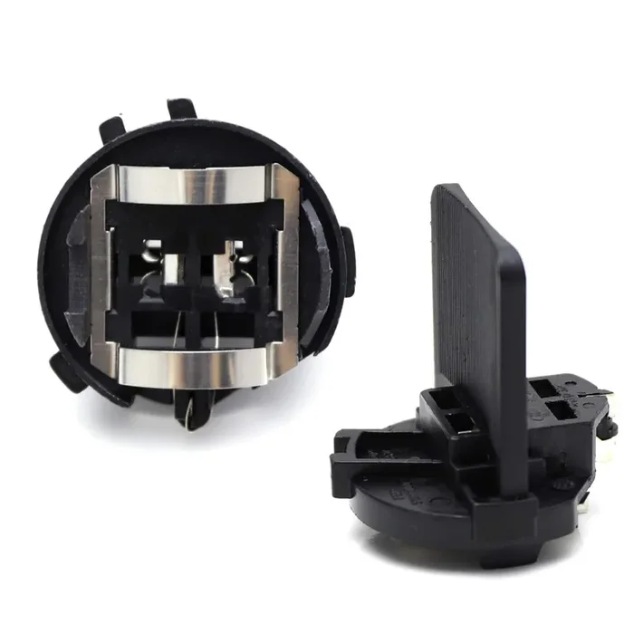 Ijdmtoy One Pair Oe-Spec H7 Bulb Socket Retainer Holder Adapters, Compatible With Volkswagen Golf Gti Passat Tiguan Eos, Etc