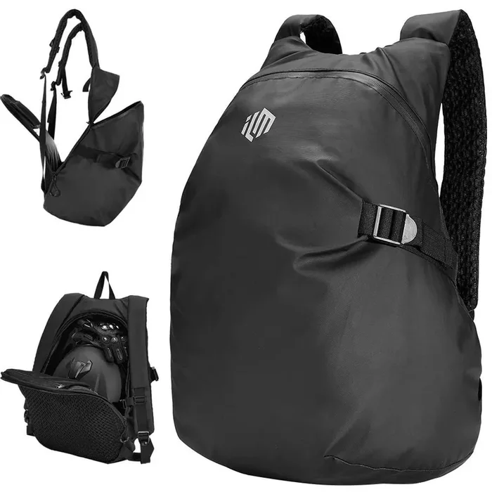 Ilm Motorcycle Helmet Backpack Large Capacity Waterproof Lightweight Storage Bag With Reflective Stripe Model Mb01