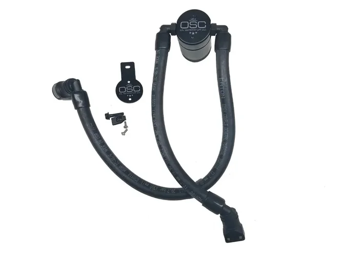 J&L 3023P-B 2010-2017 Taurus SHO 3.0 Passenger Side Oil Separator (Black Anodized)