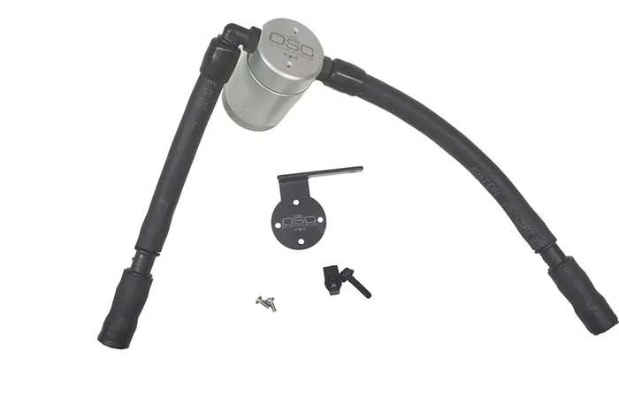 J&L 3053P-C Passenger Side 3.0 Oil Separator – Clear Anodized (2016-2019 Escape 1.5L EcoBoost)