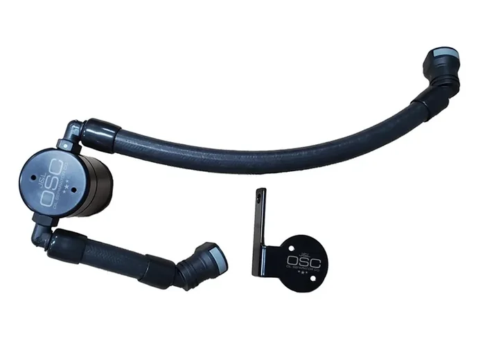 J&L 3054P-B Passenger Side 3.0 Oil Separator – Black (2020 Shelby GT500)