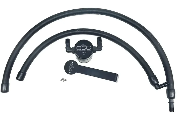 J&L 3065P-B 2009-18 RAM 5.7 Hemi 3.0 Oil Separator Passenger Side (Black)