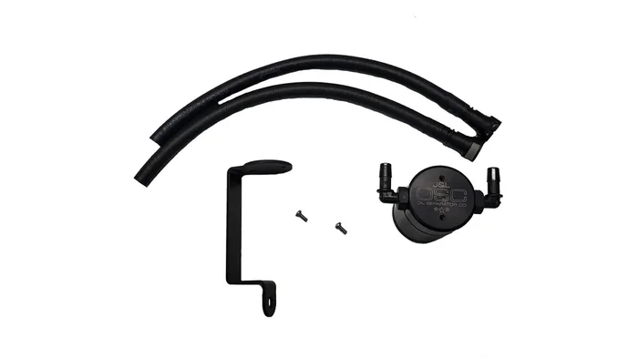 J&L 3083P-B 2014-2017 Chevy SS Passenger Side 3.0 Oil Separator (Black Anodized)