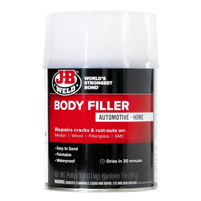 J-B Weld Body Filler – Quart – Automotive & Home