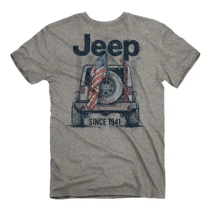 Jeep Usa 1 T-Shirt – Grey – Large