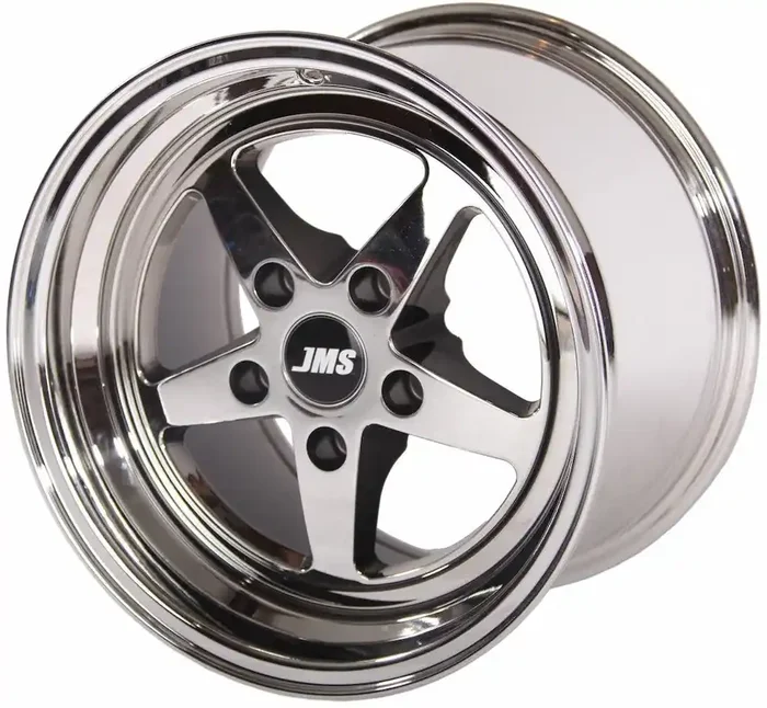 JMS 05-2014 Mustang 15×10 Avenger Style Wheel (White Chrome)