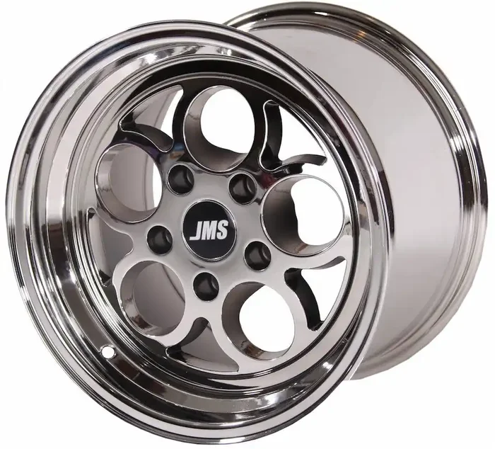JMS 05-2014 Mustang 15×10 Savage Style Wheel (White Chrome)