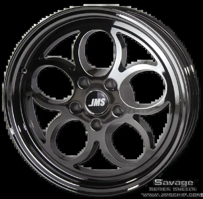 JMS 2005-2020 Mustang 17×10 Savage Style Wheel (Black Chrome)