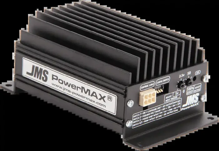 JMS P2000GM FuelMAX – Fuel Pump Voltage Booster V2 – Universal Single Output (Activation – MAF/MAP/TPS or Ground, includes Ext pressure switch)