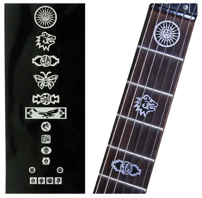 Jockomo Hopi Symbol (Metal Tone) Guitar Inlay Sticker