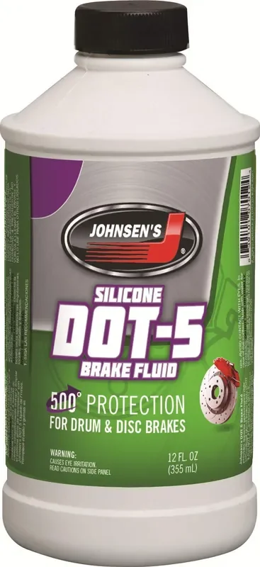 Johnsen‘S 7012-6-6Pk Silicone Dot-5 Brake Fluid – 12 Oz., (Pack Of 6)