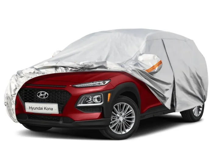 Kayme 6 Layers Suv Car Cover Custom Fit For Hyundai Kona (2017-2024) Waterproof All Weather For Automobiles, Outdoor Full Cover