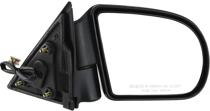 Kool Vue Right Power Heated Door Mirror Compatible With Chevrolet S10 1999-2004 Textured Crew Cab, Extended Cab, Standard Cab, 2Nd Design