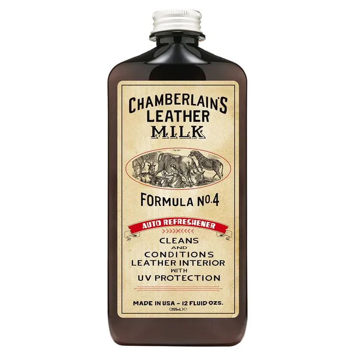 Leather Milk Auto Leather Conditioner And Cleaner With Uv Protection – Auto Refreshener No. 4 – All Natural, Non-Toxic Auto Leat